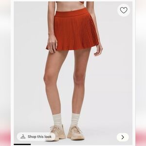 Lululemon Pleated High-Rise Skirt